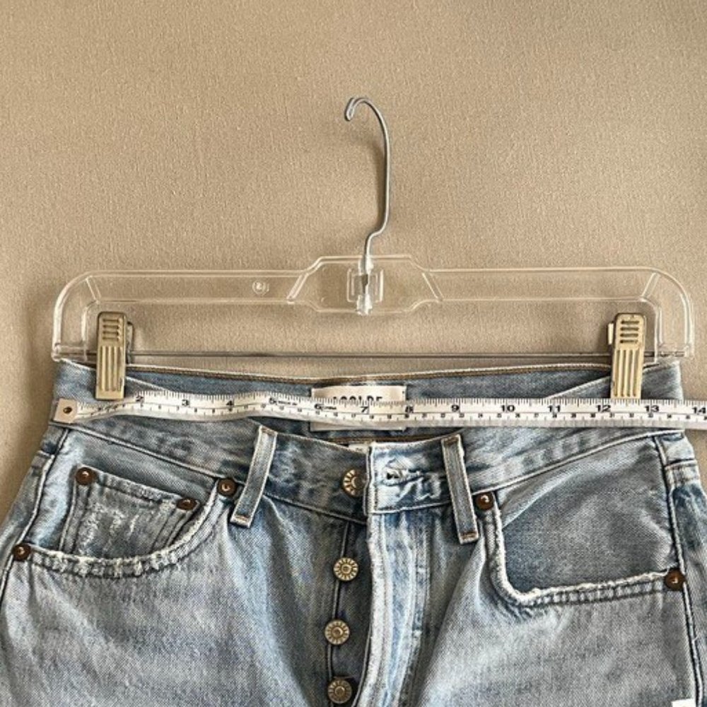 AGOLDE Riley High Rise Straight Crop Denim Jeans - Picture 6 of 8